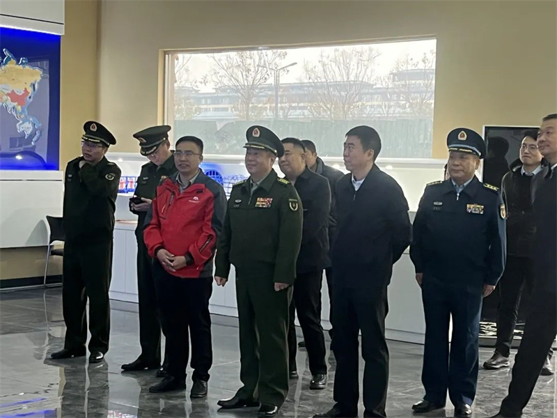 军地融合共发展 I洛阳市军分区刁国泰一行赴高飞股份调研指导工作
